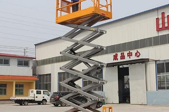 200kg mobile hydraulic scissor lift platform 1