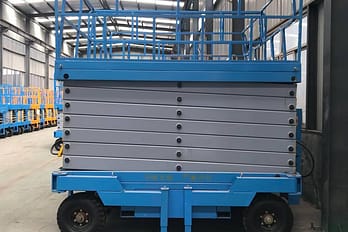 300kg 660 lbs. mobile scissor lift platform 1