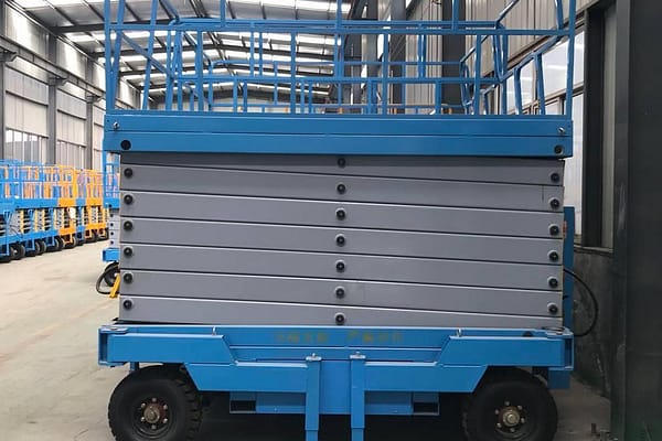 300kg 660 lbs. mobile scissor lift platform