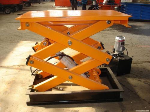 500kg stationary scissor lift platform