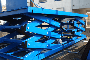 Cargo double scissor lift platform 1