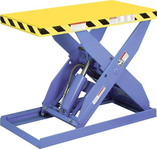 Stationary fixed scissor lift platform
