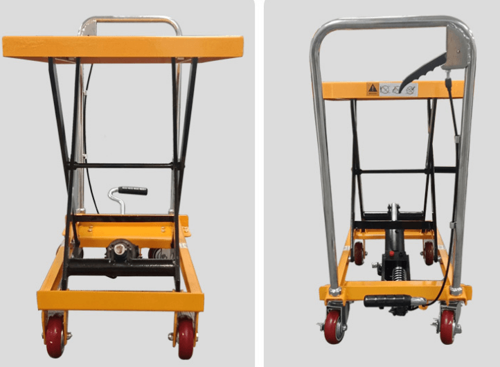 scissor lift trolley platform2
