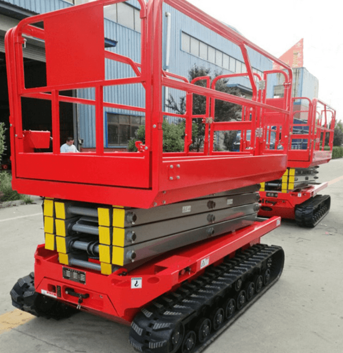 tracked scissor lift platformoff road scissor lift