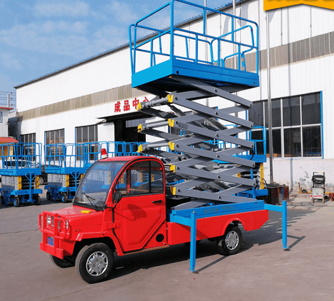 truck mounted scissor lift platform